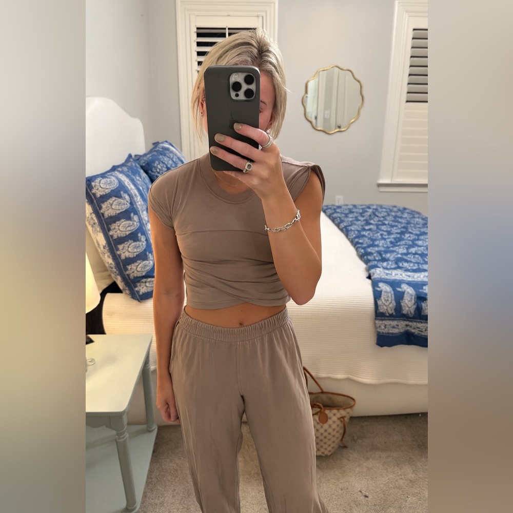 FP Movement by Free People Taupe Muscle Tee